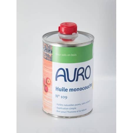 Huile monocouche AURO n°109 - Pot de 1L face