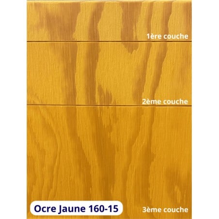 Laque ocre jaune AURO n°160 - Application 3 couches (teintes pouvant varier en fonction de la luminosité, de l'écran, etc.)